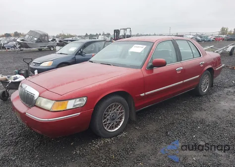 1998 Mercury Grand Marquis из США, поврежденный, VIN 2MEFM74W1WX612030